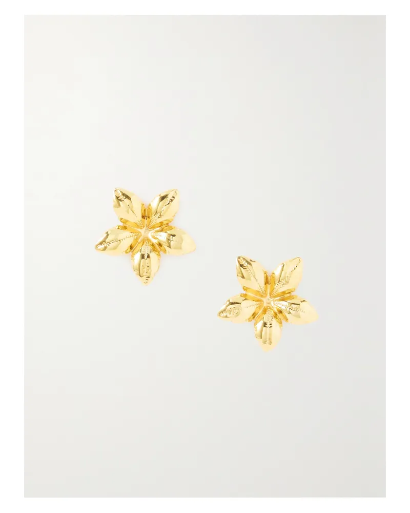 Marni Goldfarbene Ohrringe Gold