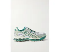 Gel-nimbus 10.1 Sneakers Aus Mesh Und Ripstop Mit Metallic-gummibesätzen - Neutral