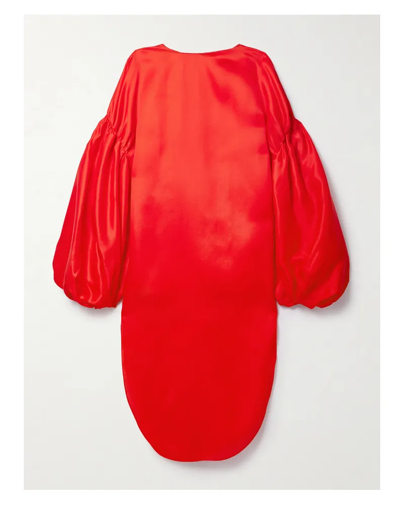 KHAITE Zelma Midikleid Aus Seide - Rot Rot