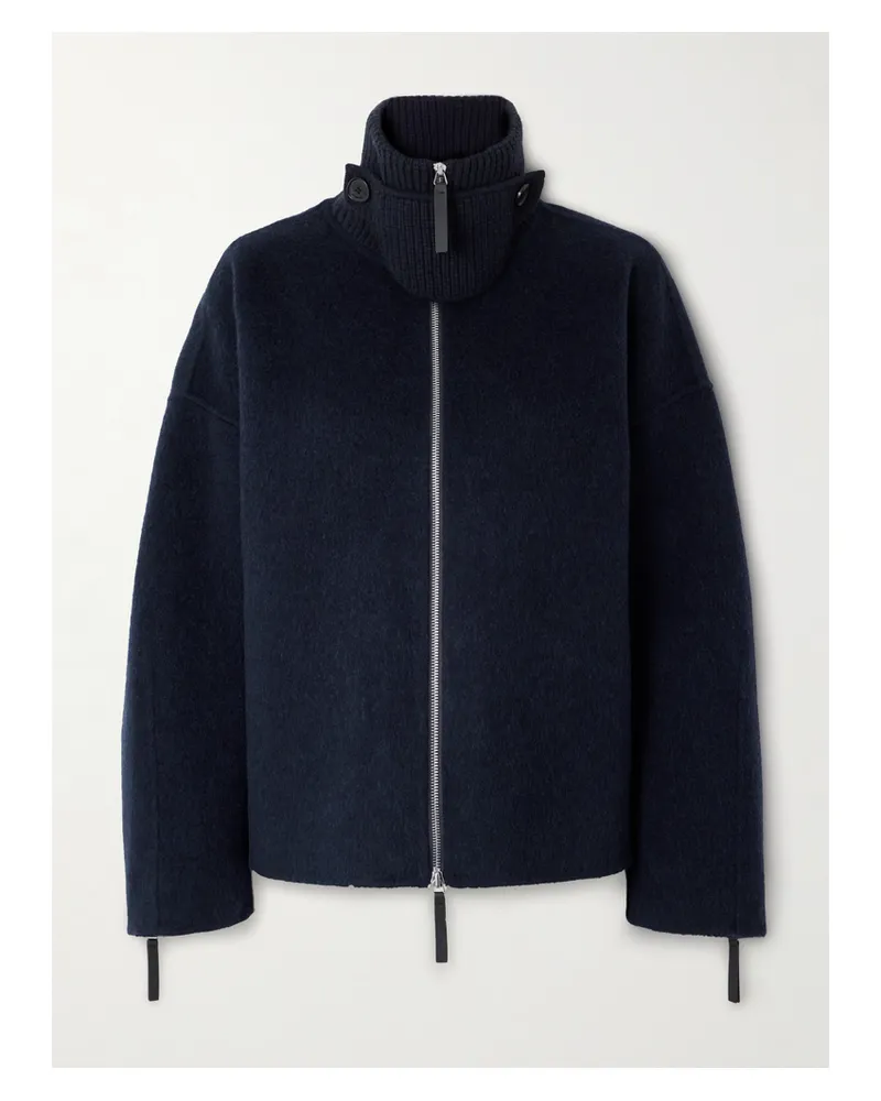 Proenza Schouler Carina Wool-blend Jacket - Blue Blue
