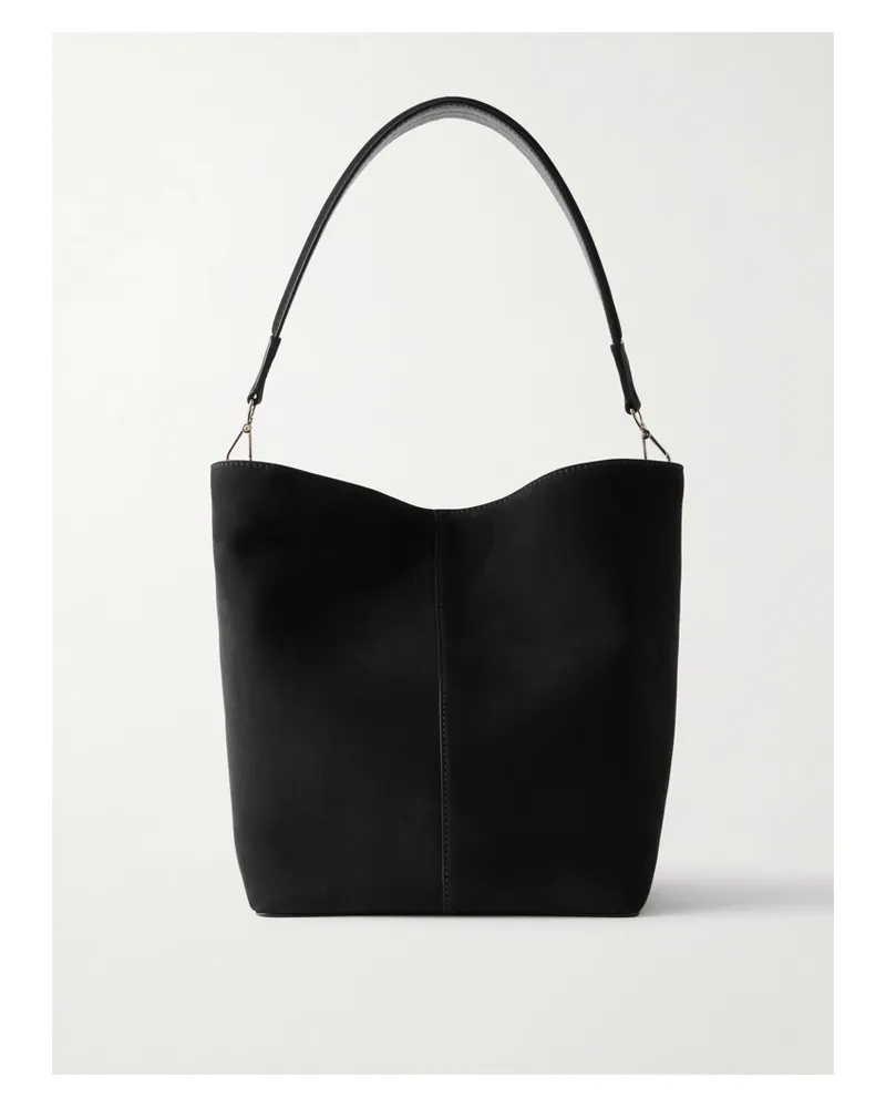 Métier Twist 22 Nubuck Shoulder Bag - Black Black
