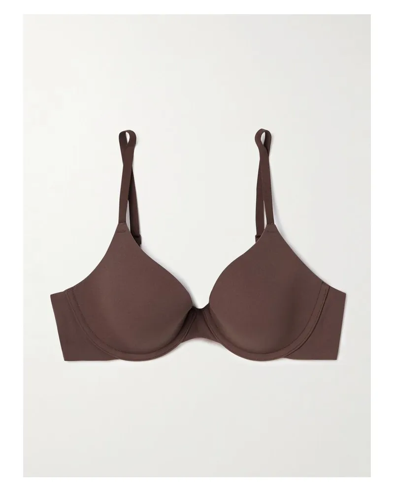 SKIMS Fits Everybody T-shirt Bra – Cocoa – T-shirt-bh - Braun Braun