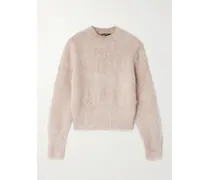 Mohair And Cashmere-blend Sweater - Neutrals