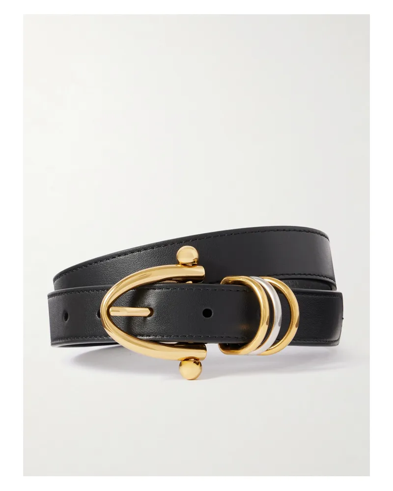 Chloé Bracelet Leather Belt - Black Black
