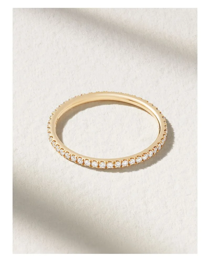 Ileana Makri Thread Ring Aus 18 karat Gold Mit Diamanten Gold