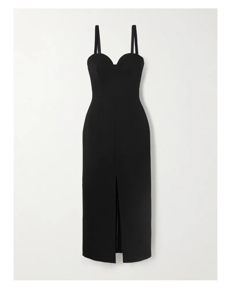 Givenchy Midikleid Aus Einer Wollmischung - Schwarz Schwarz