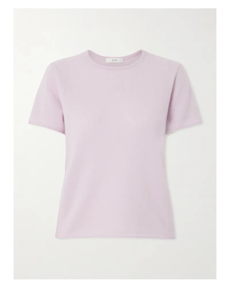 Co T-shirt Aus Einer Kaschmir-seidenmischung - Pink Pink
