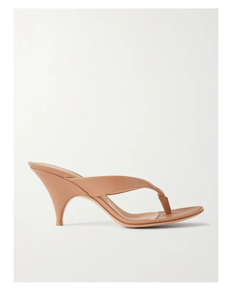 Gianvito Rossi Mules Aus Leder - Neutral Neutral
