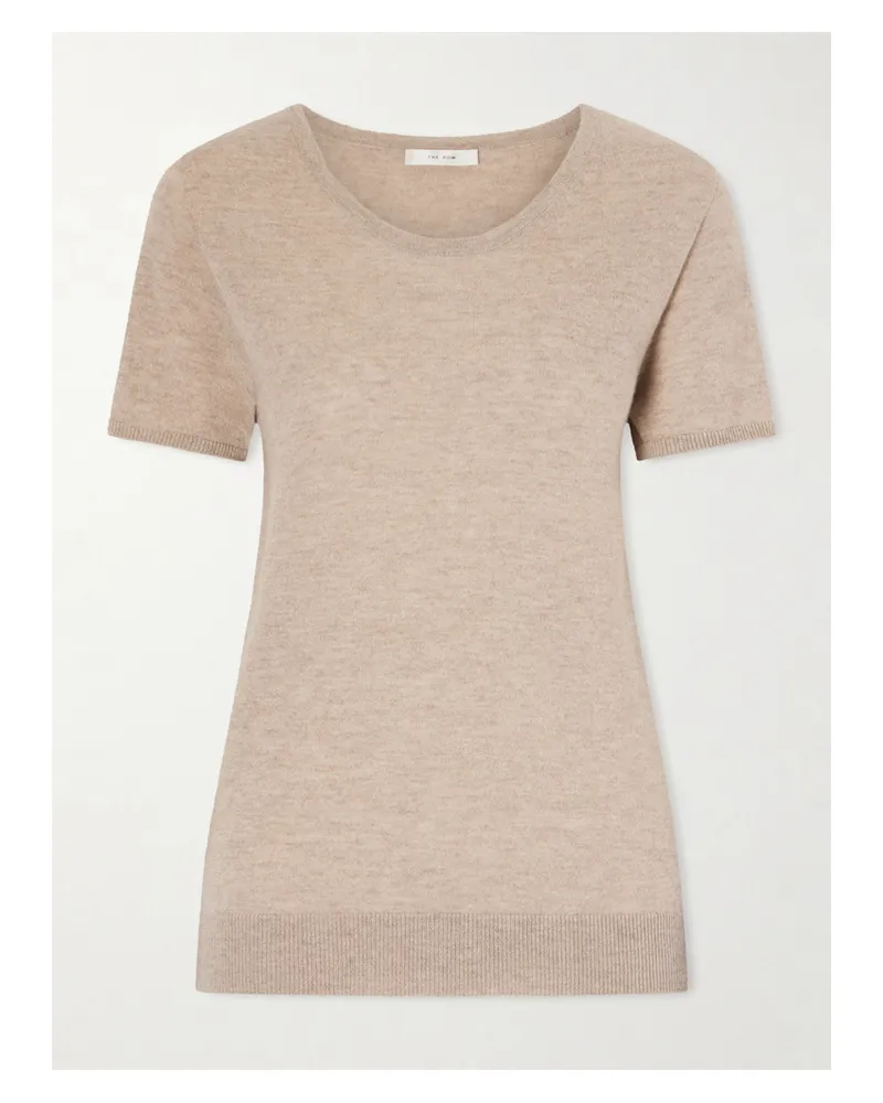 The Row Nova Cashmere T-shirt - Neutrals Neutrals