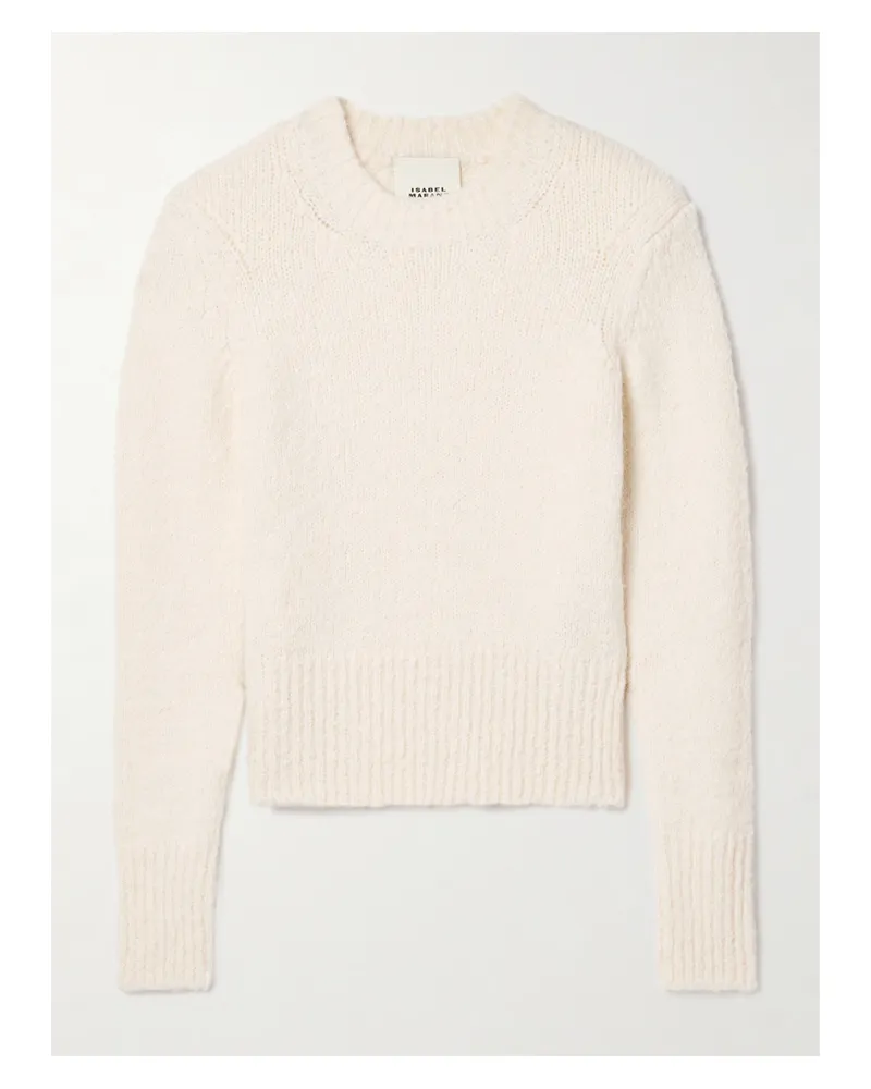 Isabel Marant Kalo Pullover Aus Bouclé - Ecru Ecru