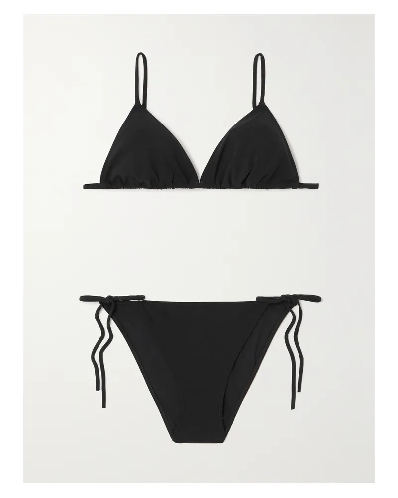 LIDO Net Sustain Venti Triangle Bikini - Black Black