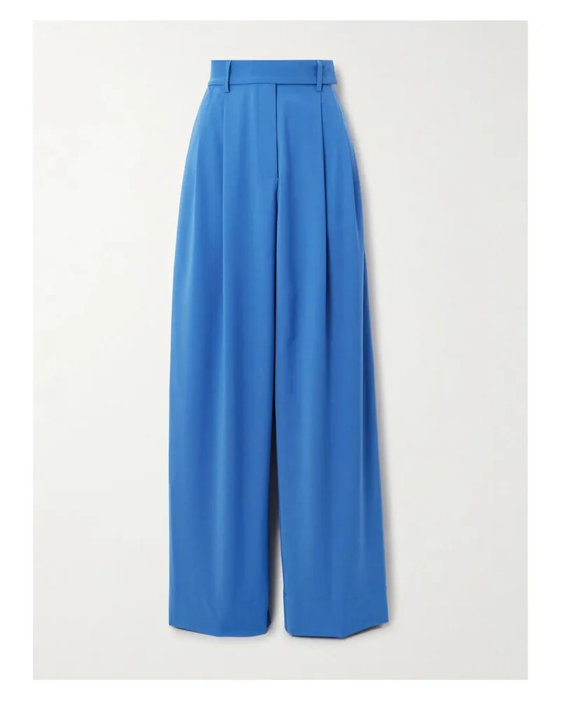 Esse Studios Bundfaltenhose Aus Webstoff - Blau Blau