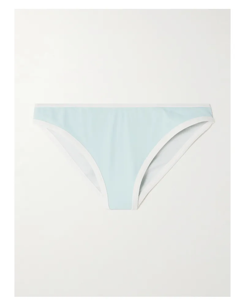 Marysia Ligne Zweifarbiges Bikini-höschen - Blau Blau