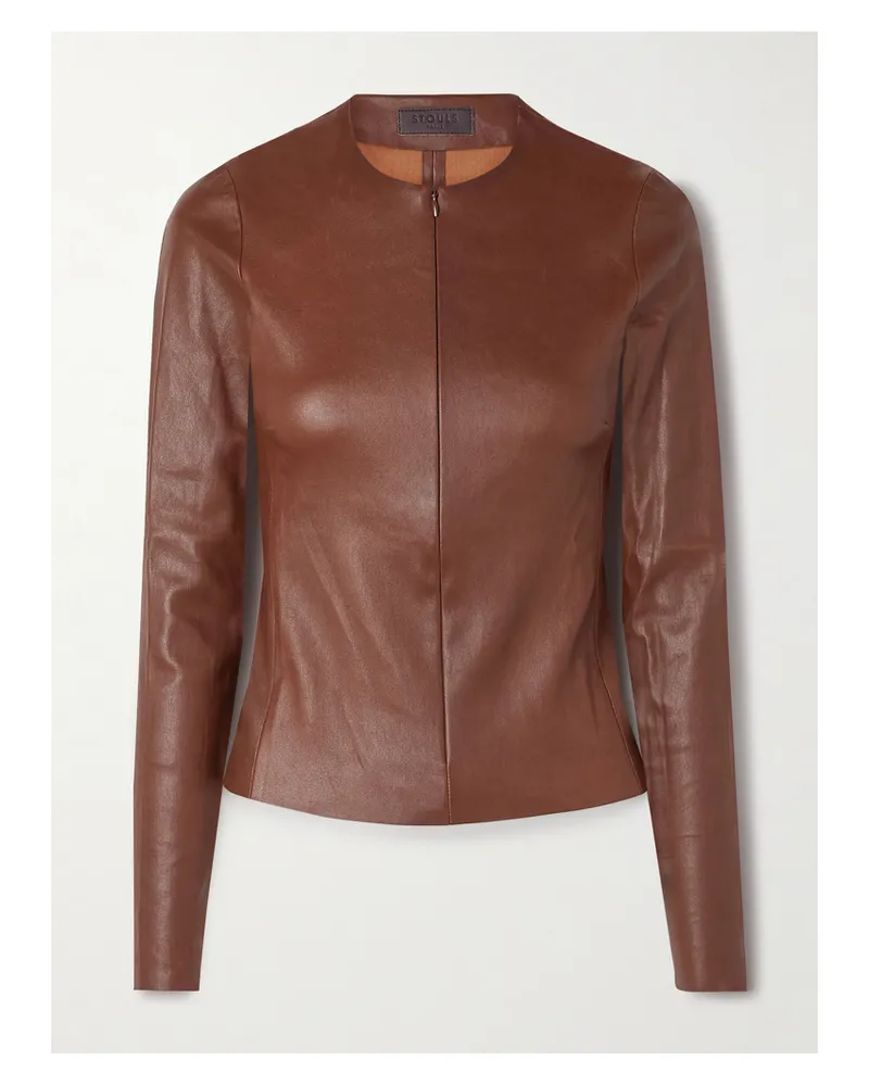 Stouls Imany Oberteil Aus Leder - Braun Braun