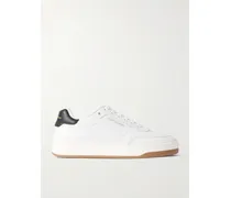 Sl/61 Logo-print Leather Sneakers - White