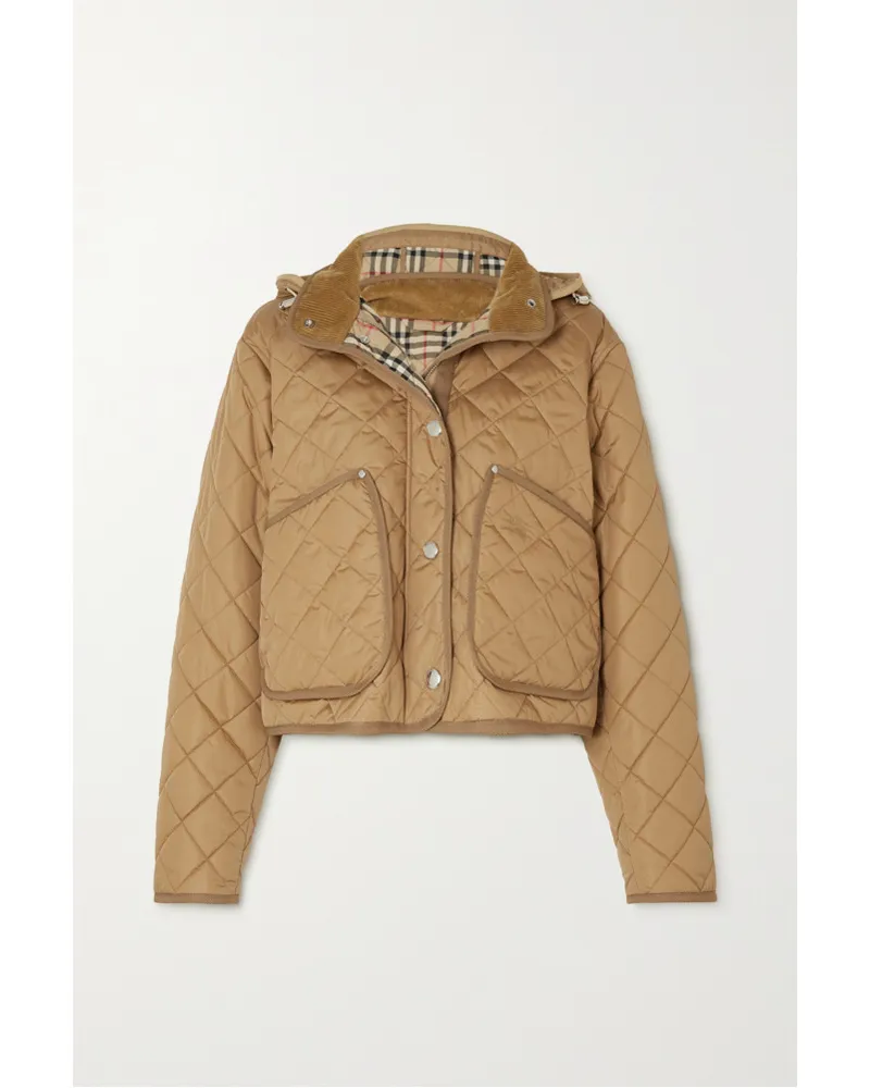 Burberry Jacke aus Gestepptem Shell Neutral