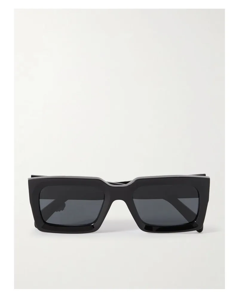 Celine Bold Sonnenbrille Mit Eckigem Rahmen Aus Azetat - Schwarz Schwarz