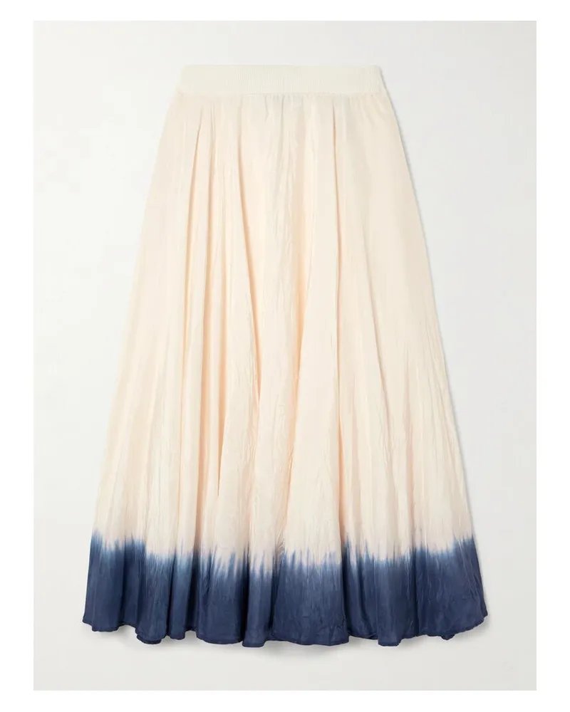 Joseph Midirock Aus Habutai-seide Mit Farbverlauf Und Raffungen - Ecru Ecru