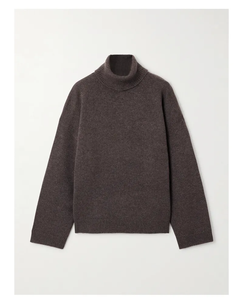 Brunello Cucinelli Rollkragenpullover Aus Kaschmir - Braun Braun