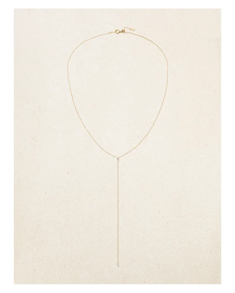 PERSEE Danaé Kette Aus 18 Karat Gold Mit Diamanten Gold