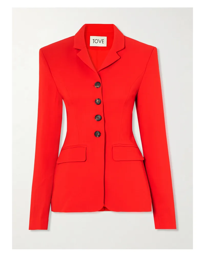 TOVE Merl Woven Jacket - Red Red