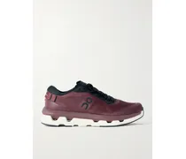 Cloudzone Sneakers Aus Recyceltem Stretch-strick Mit Gummibesatz - Burgunder