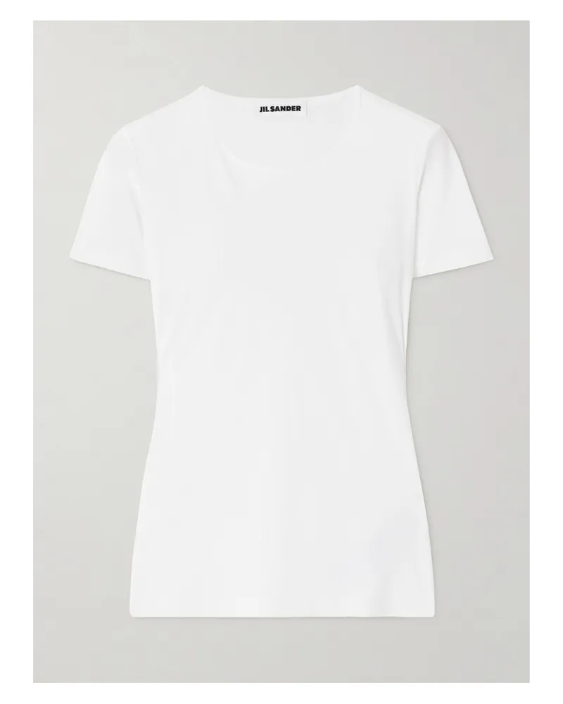 Jil Sander Stretch-jersey T-shirt - Off-white Off-white