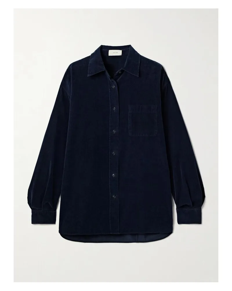 The Row Nesson Hemd Aus Baumwollcord - Blau Blau