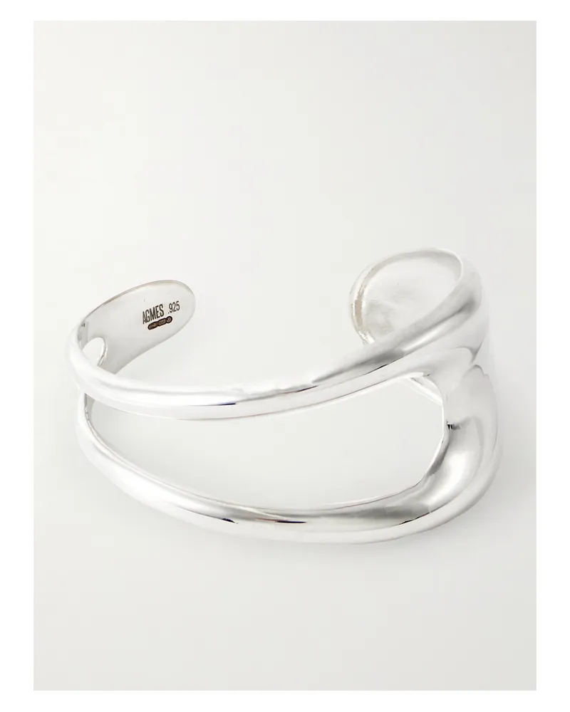 AGMES Leona Sterling Silver Cuff Silver