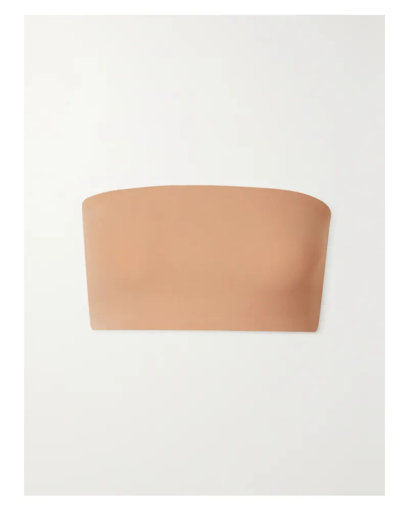 SKIMS Fits Everybody Bandeau Bra – Ochre – Bandeau-bh - Neutral Neutral