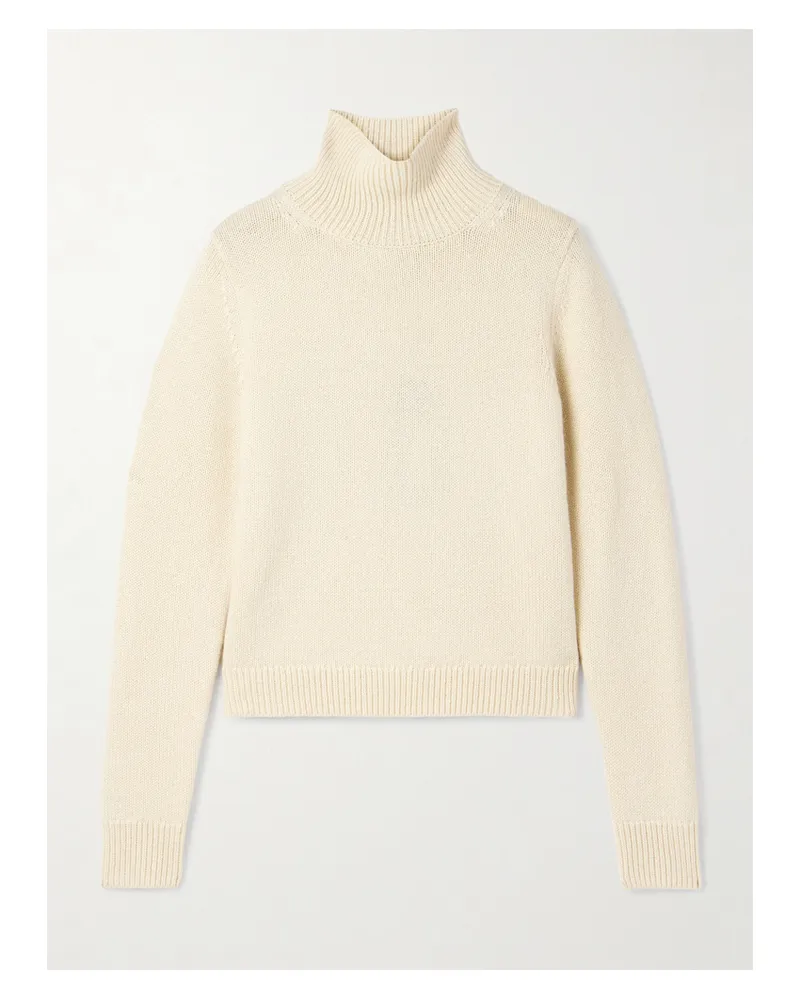 Nili Lotan Estis Kaschmirpullover Mit Stehkragen - Elfenbein Elfenbein