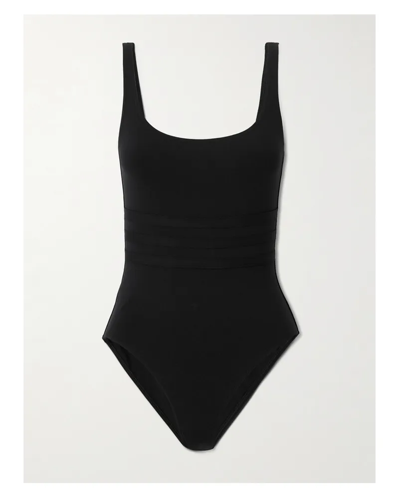 Eres Les Permanents Asia Paneled Swimsuit - Black Black