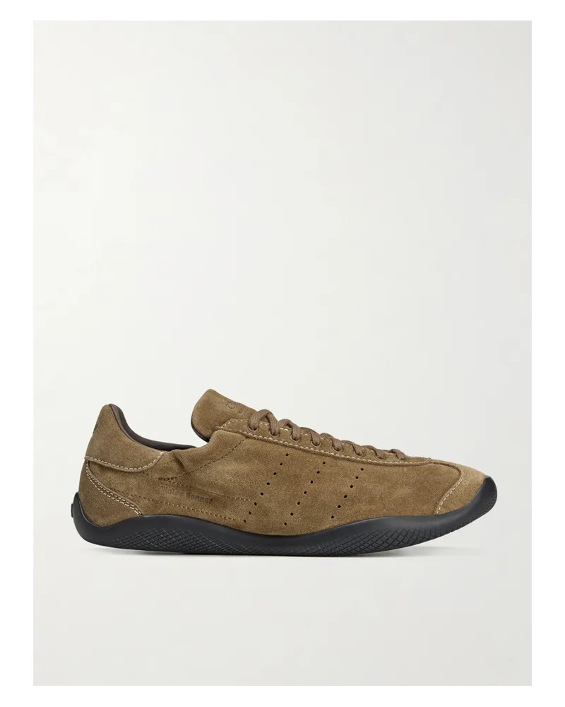 adidas Wales Bonner Lo Pro Sneakers Aus Veloursleder Mit Perforationen - Braun Braun