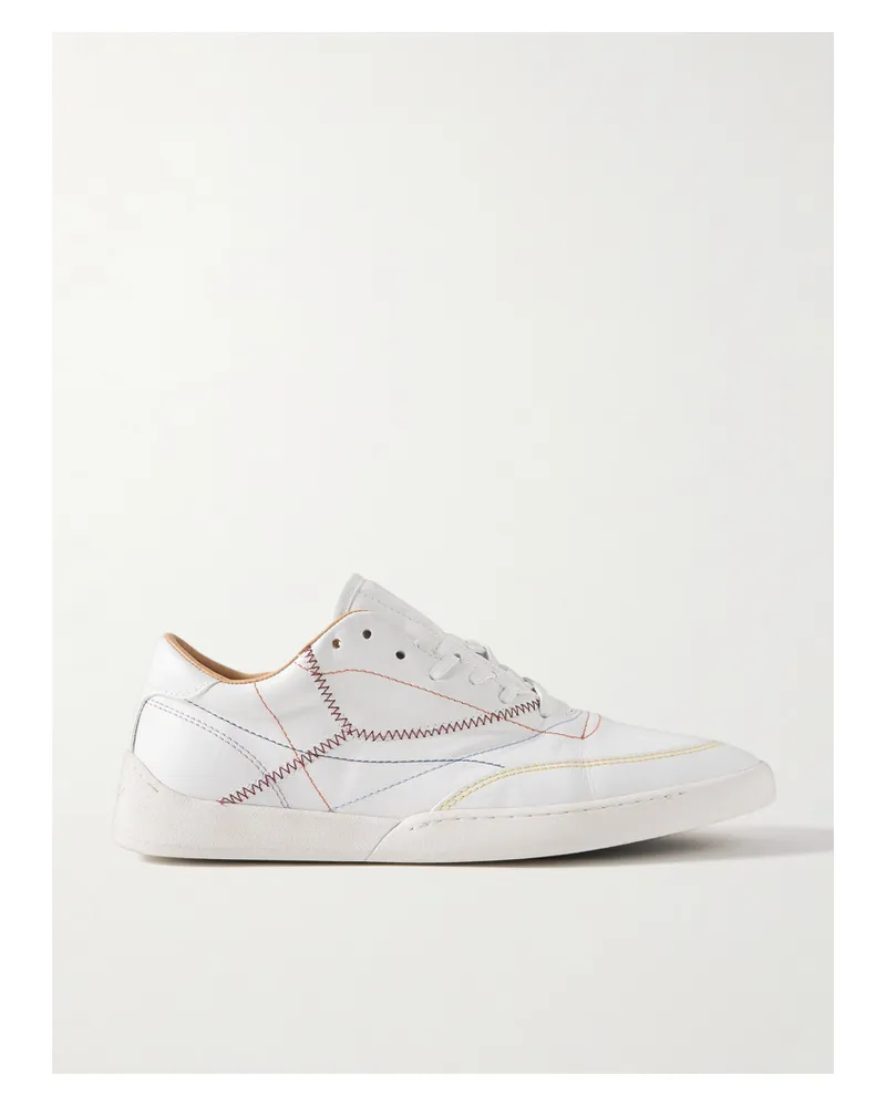 Gabriela Hearst Ohio Leather Sneakers - White White