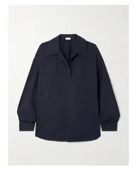 Dries van Noten Oversized-hemd aus Baumwoll-twill Blau