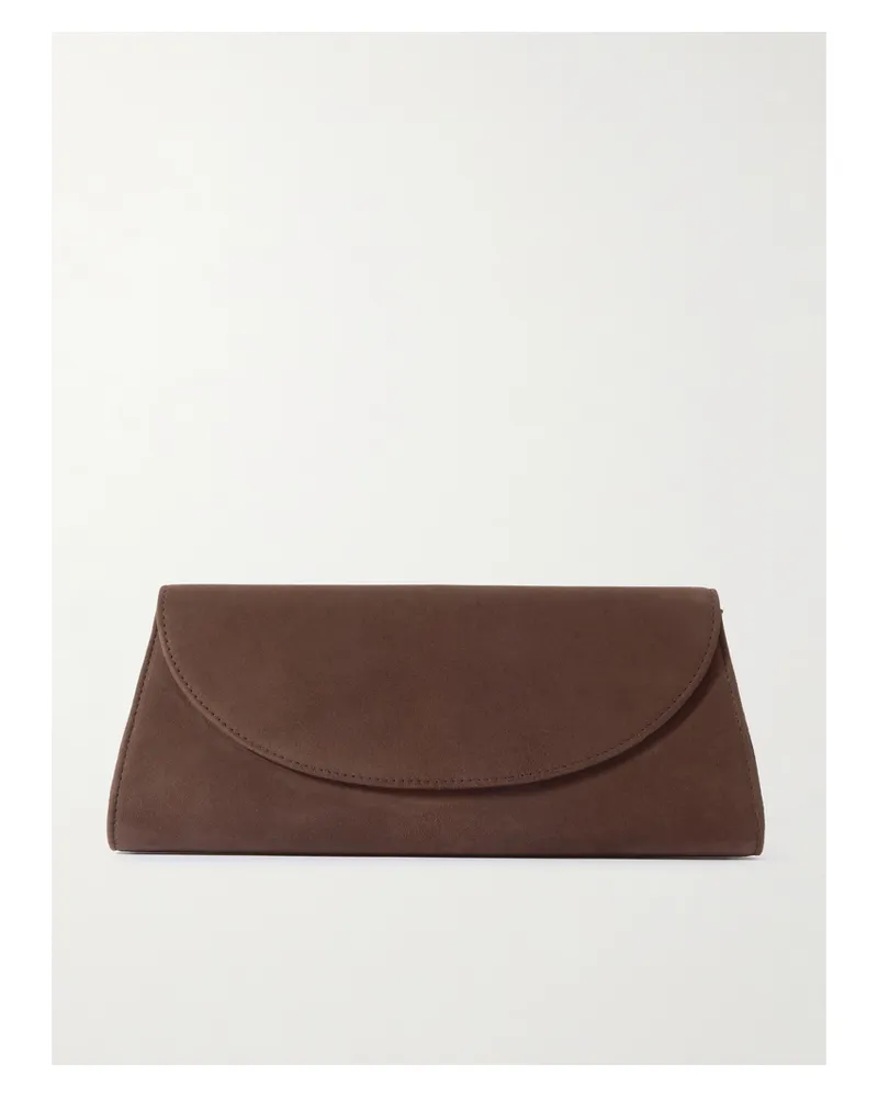 Hunting Season Opera Suede Clutch - Brown Brown