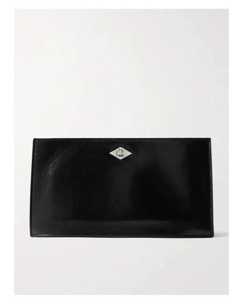 Métier Ease Leather Clutch - Black Black