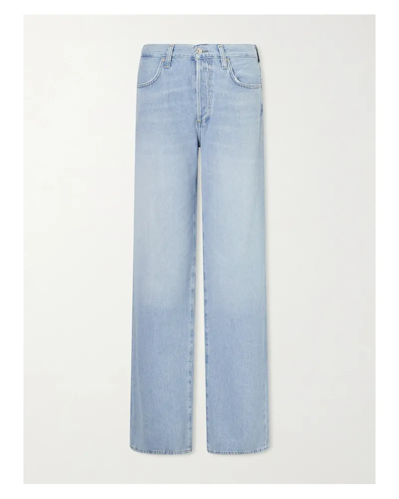 Citizens of humanity Annina Mid-rise Straight-leg Jeans - Blue Blue