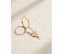 Snake Einzelne Creole Aus 18 Karat Gold Mit Diamanten