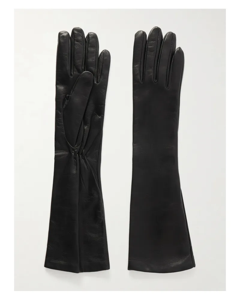 Totême Handschuhe Aus Leder - Schwarz Schwarz