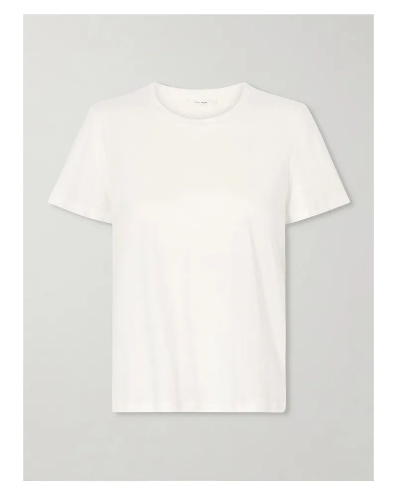 The Row Wesler Cotton-jersey T-shirt - White White