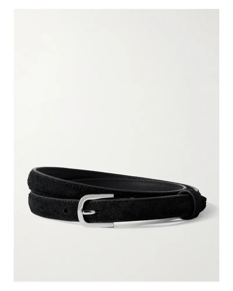 Totême Suede Belt - Black Black