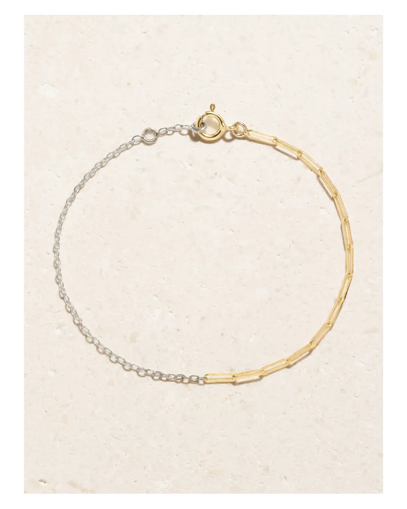 Yvonne Léon Armband Aus 18 Karat Weiß- Und Gelbgold Gold