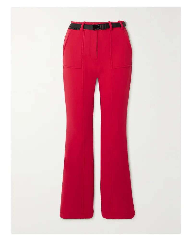Erin Snow Zola Bootcut-skihose Mit Gürtel - Rot Rot