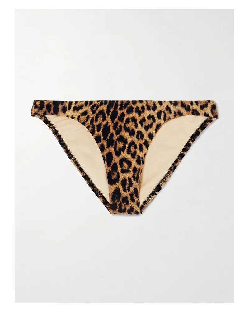 Melissa Odabash Prague Leopard-print Bikini Briefs - Brown Brown