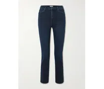 The Dazzler Ankle Mid-rise Slim-leg Jeans - Blue