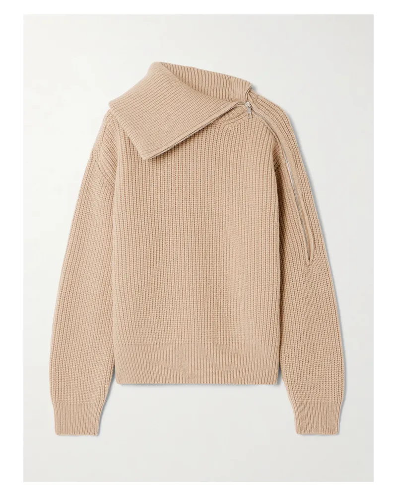 Dries van Noten Ärmelloser Pullover Aus Gerippter Wolle - Neutral Neutral