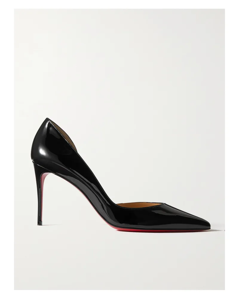 Christian Louboutin Iriza 85 Patent-leather Pumps - Black Black