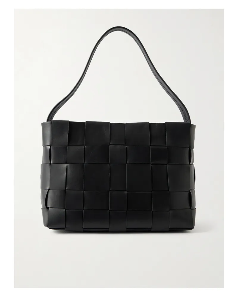 St. Agni Mini Leather Shoulder Bag - Black Black