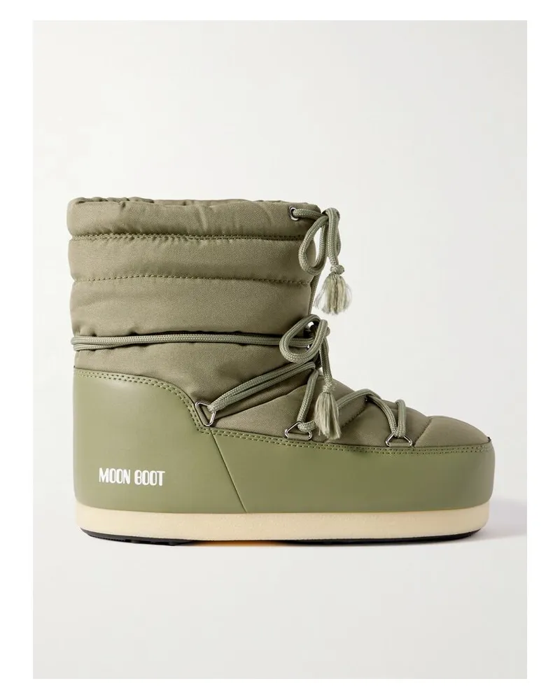 Moon Boot Evx Light Schneestiefel Aus Shell Und Kunstleder - Grün Grün